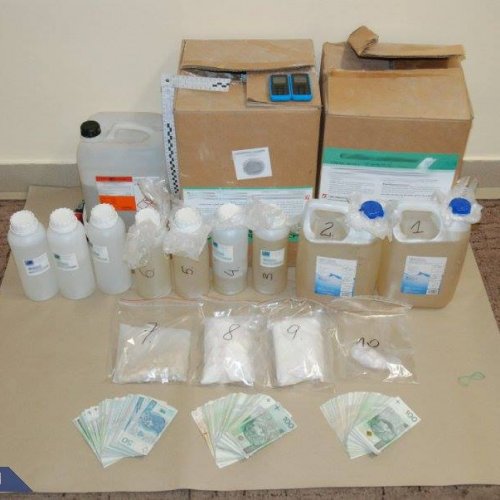 Policjanci CBŚP udaremnili wprowadzenie na rynek 18 kilogramów amfetaminy